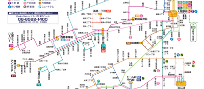 大阪市交通局バス路線図